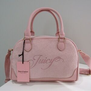 Juicy Couture Y2K Pink Diamond Raising Star Bowler Handbag